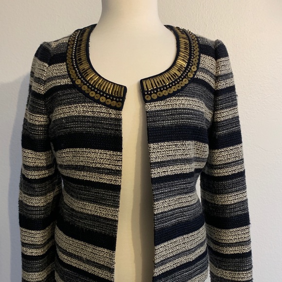 Banana Republic Jackets & Blazers - Tweed jacket with beautiful golden details Banana Republic Jackets & Blazers - Tweed jacket with beautiful golden details